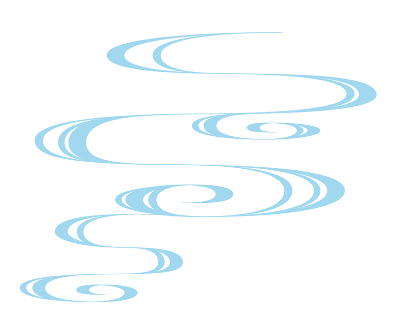 イラレ】流水模様の描き方 | yuki illust